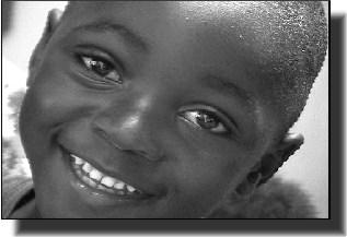 A child in Zambia