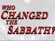 who changed the sabbath