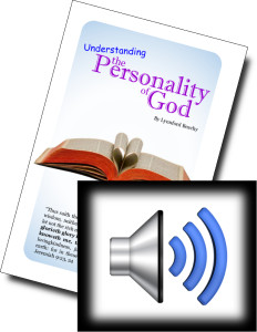 Personality of God - Audio