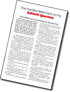100 Facts About the Sabbath